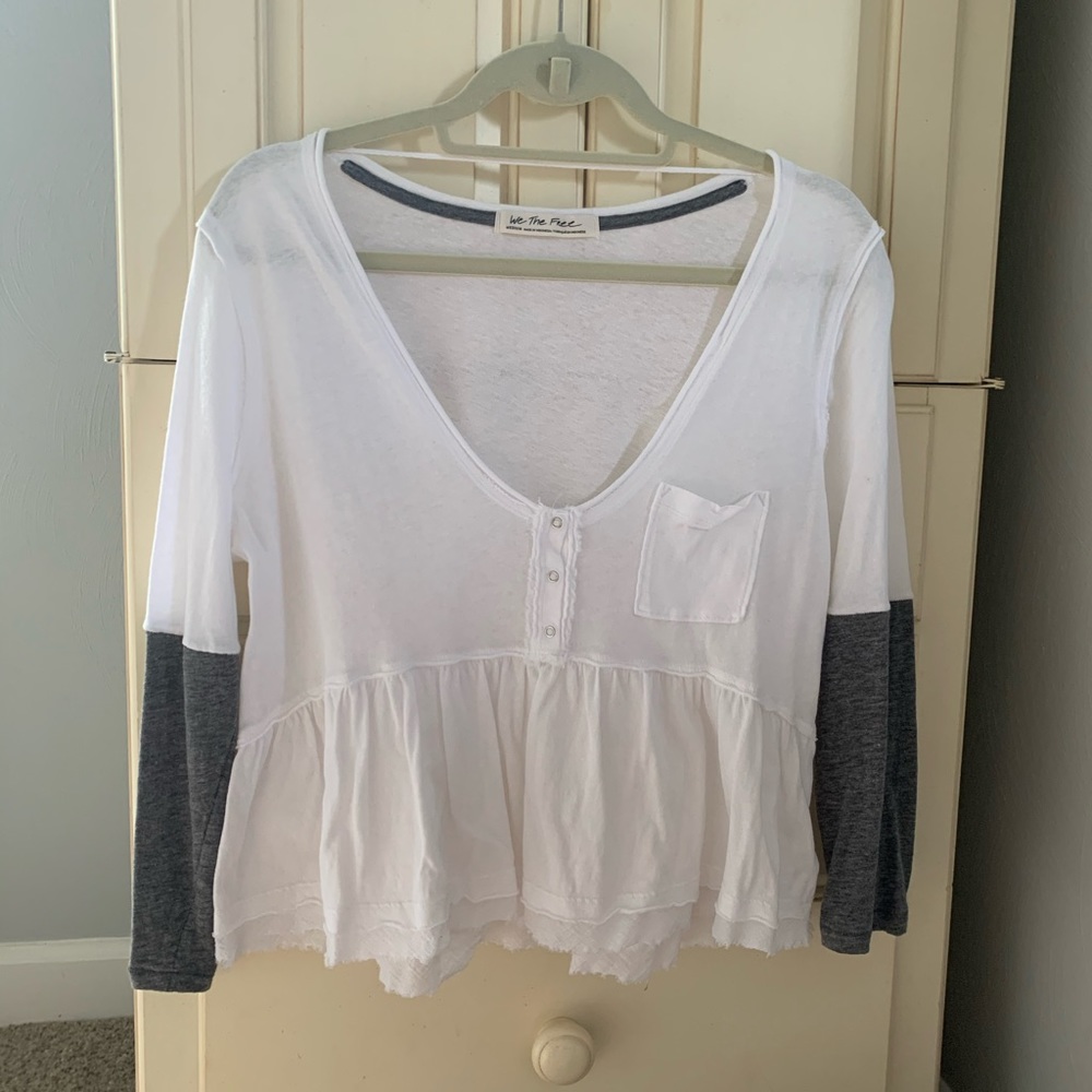 Free people long sleeve top